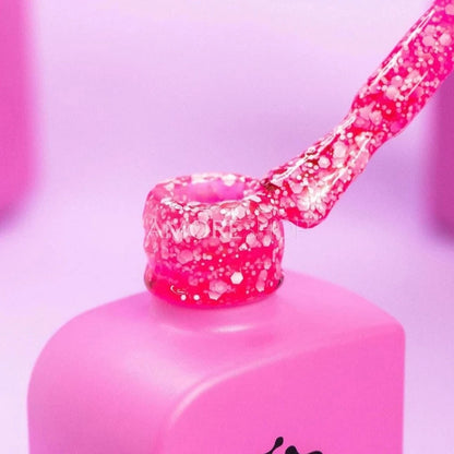 COVER BASE #0065 KISS PINK WITH FLAKES 12 ml - DNKa™