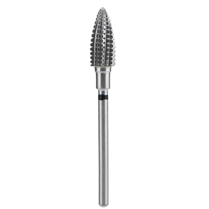 CARBIDE NAIL DRILL BIT, "PINE CONE", BLACK HARD, HEAD DIAMETER 6/14MM (FT110H060/14) (#211) -STALEKS