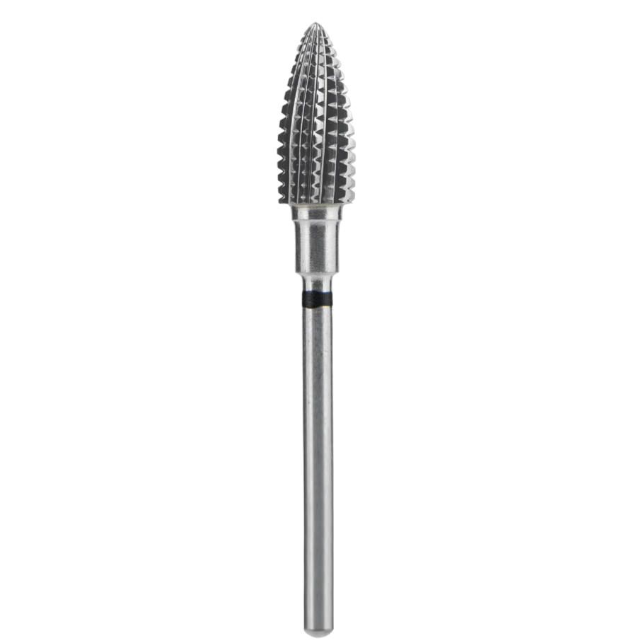 CARBIDE NAIL DRILL BIT, "PINE CONE", BLACK HARD, HEAD DIAMETER 6/14MM (FT110H060/14) (#211) -STALEKS