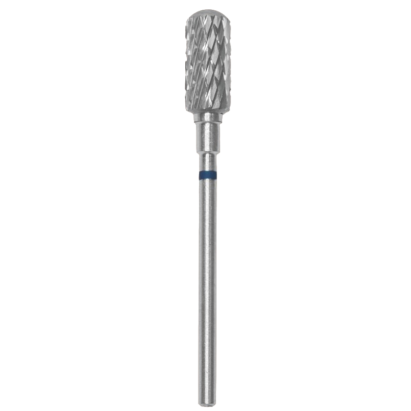 CARBIDE NAIL DRILL BIT, FAFE ROUNDED"CYLINDER", BLUE, HEAD DIAMETER 6/14MM (FT31B060/14) (№72) - STALEKS™