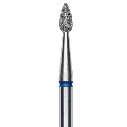 DIAMOND NAIL DRILL BIT, "DROP", BLUE, HEAD DIAMETER 2.3/5MM (FA40B023/5) - STALEKS™