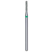 DIAMOND NAIL DRILL BIT, ROUNDED "CYLINDER", GREEN, HEAD DIAMETER 1.4/8MM (FA30G014/8) - STALEKS™