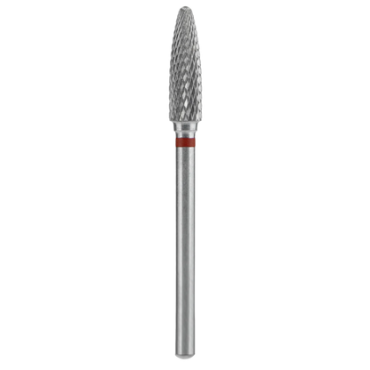 CARBIDE NAIL DRILL BIT, "CORN", RED, HEAD DIAMETER 4/14MM (FT90R040/14) (#208)-STALEKS™