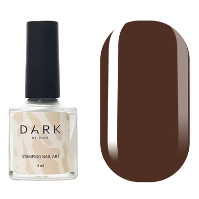 DARK Stamping Polish Brown #43, 8ml