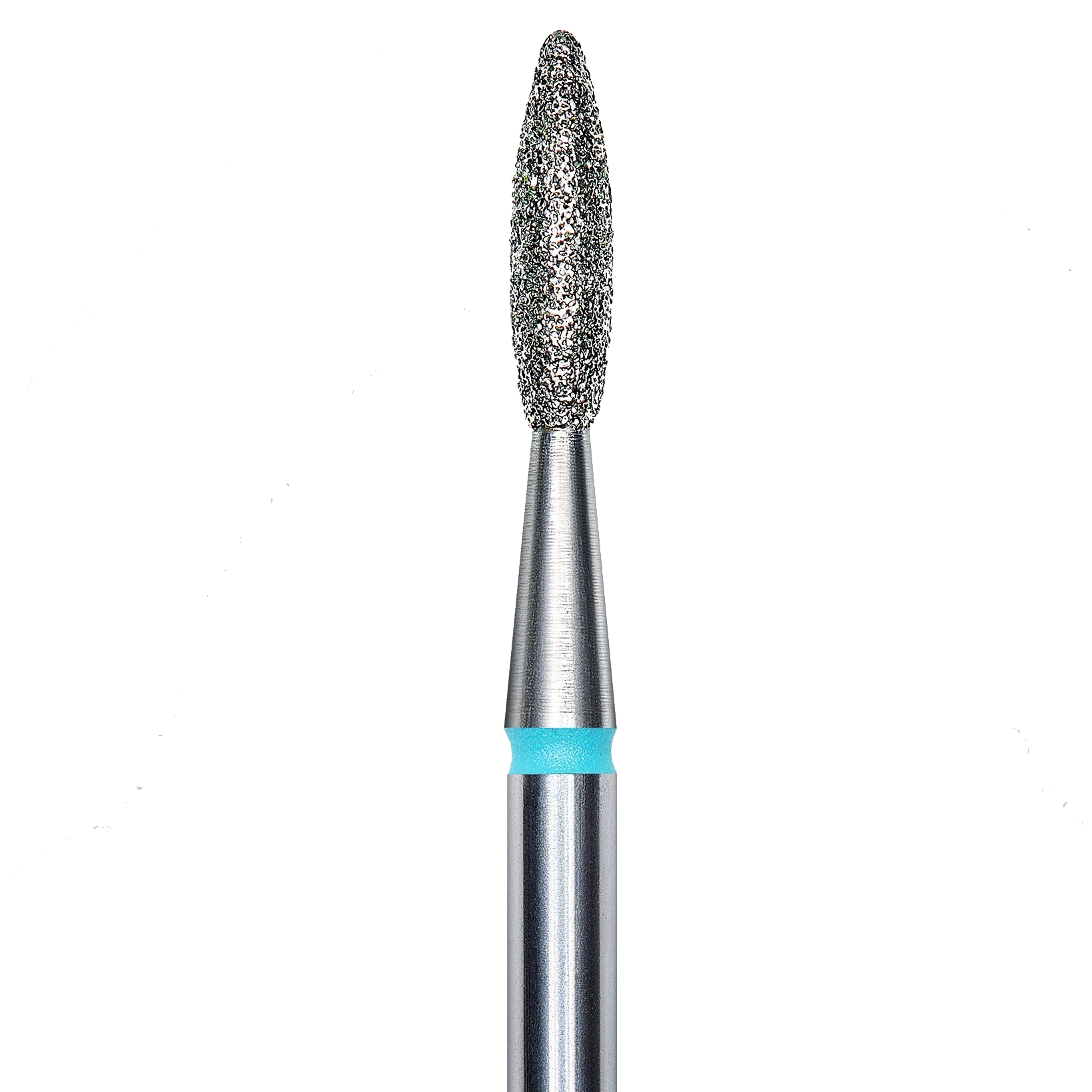 DIAMOND NAIL DRILL BIT, "FLAME", BLUE, HEAD DIAMETER 2.1/8MM (FA10B021/8) - STALEKS™