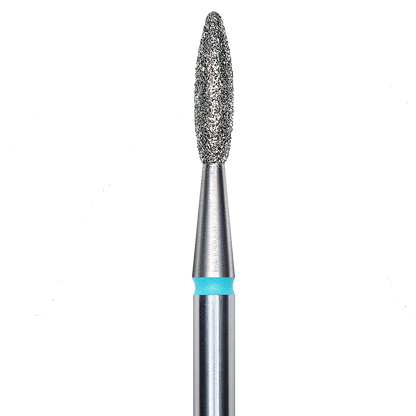 DIAMOND NAIL DRILL BIT, "FLAME", BLUE, HEAD DIAMETER 2.1/8MM (FA10B021/8) - STALEKS™