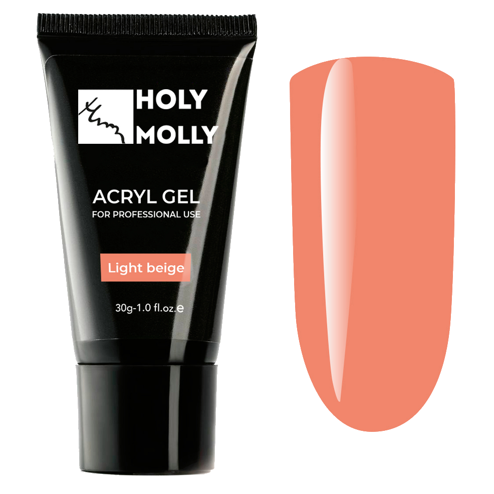 ACRYL GEL LIGHT BEIGE 30g- HOLY MOLLY™