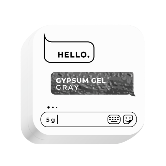 GYPSUM GEL GRAY, 5 G  -HELLO