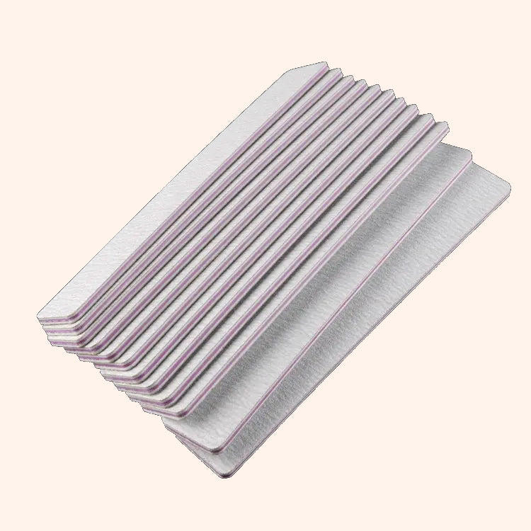 WIDE SIDE -NAIL FILES- RECTANGLE, 25 pcs