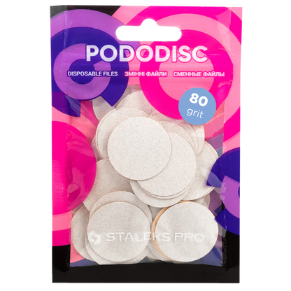 REFILL PADS FOR PEDICURE DISC STALEKS PRO L (50 PCS) PDF-25 - STALEKS™