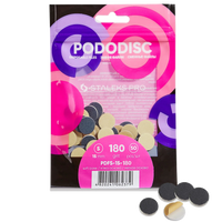 STALEKS PRO S PODODISC DISPOSABLE FILES SOFT BASE FOR PEDICURE DISC 15MM (50 PCS) PDFS-15- STALEKS™