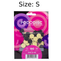 STALEKS PRO S PODODISC DISPOSABLE FILES SOFT BASE FOR PEDICURE DISC 15MM (50 PCS) PDFS-15- STALEKS™