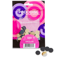 STALEKS PRO S PODODISC DISPOSABLE FILES SOFT BASE FOR PEDICURE DISC 15MM (50 PCS) PDFS-15- STALEKS™