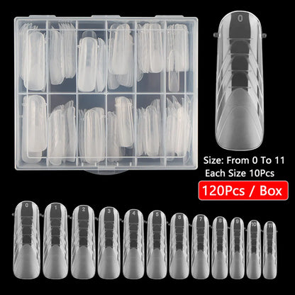 UPPER/DUAL NAIL FORMS #3 FOR ACRYGEL, POLYGEL 120pc