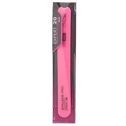 STALEKS BEVELED STRAIGHT PLASTIC NAIL FILE (BASE), EXPERT 20, SPBE-20 - STALEKS™