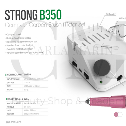 BRILLIAN DRILL B350/H350(PINK) 40K SET(3/32″) (MADE IN KOREA) -SAESHIN™