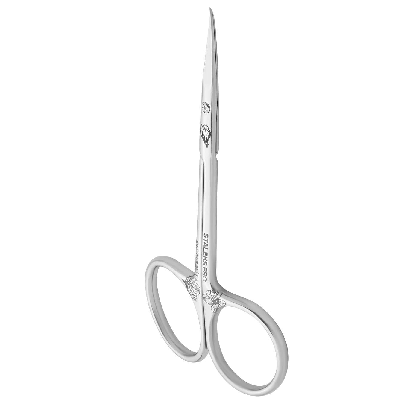 STALEKS PRO EXCLUSIVE 21 TYPE 1 PROFESSIONAL CUTICLE SCISSORS WITH CURVED BLADE MAGNOLIA SX-21/1M- STALEKS™