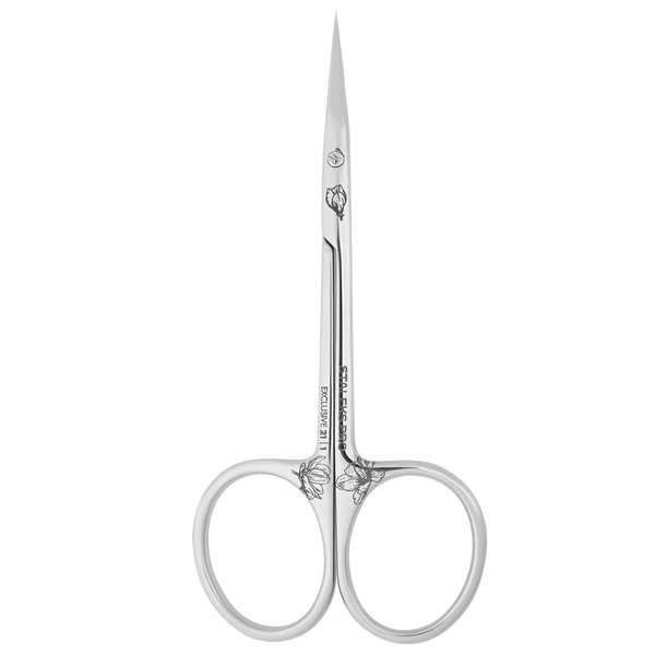 STALEKS PRO EXCLUSIVE 21 TYPE 1 PROFESSIONAL CUTICLE SCISSORS WITH CURVED BLADE MAGNOLIA SX-21/1M- STALEKS™