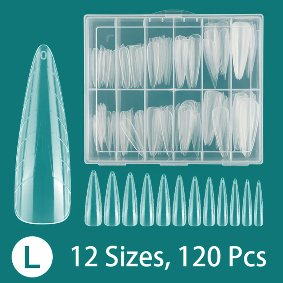 UPPER/DUAL NAIL FORMS #4 FOR ACRYGEL, POLYGEL 120pc