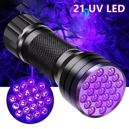 LED UV PORTABLE FLASHLIGHT (LIGHT)