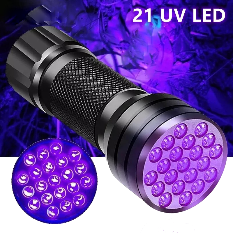 LED UV PORTABLE FLASHLIGHT (LIGHT)