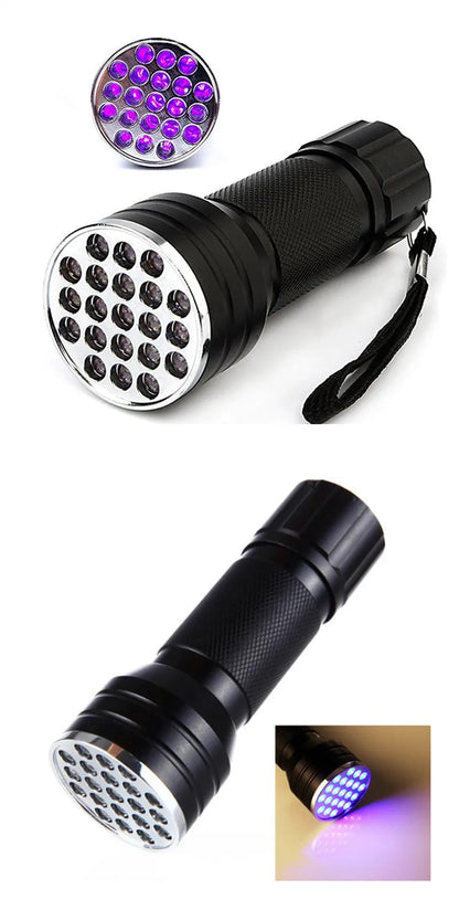 LED UV PORTABLE FLASHLIGHT (LIGHT)