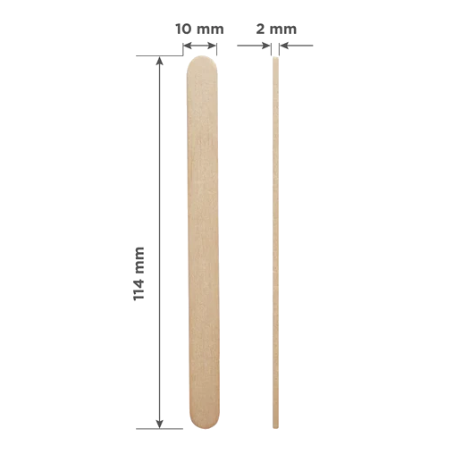 STALEKS PRO EXPERT 30 WOODEN WAX APPLICATOR STICK №3 100 PCS DSW-30 - STALEKS™