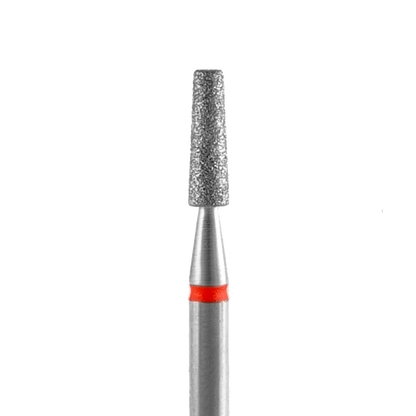 DIAMOND NAIL DRILL BIT, "FRUSTUM", RED, HEAD DIAMETER 2.5/8MM (FA70R025/8) - STALEKS™