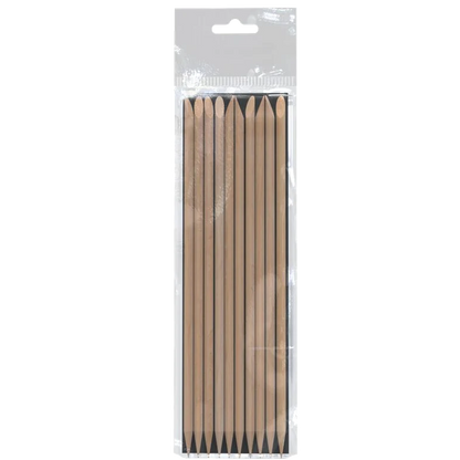 STALEKS PRO ORANGE STICK FOR MANICURE WOODEN 150 MM 10 PCS DOS-10/10 - STALEKS™