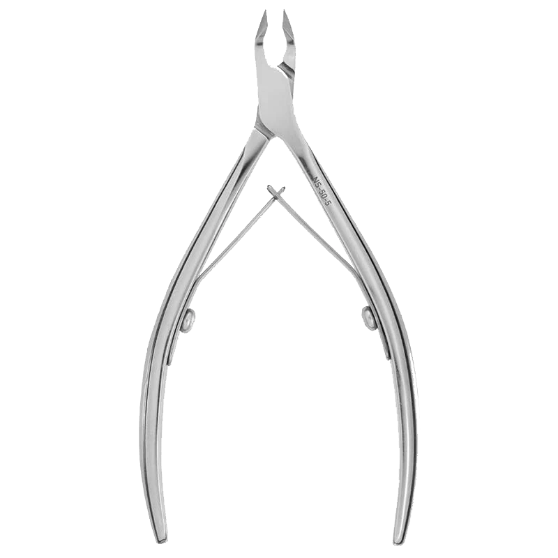 STALEKS PRO SMART 50 PROFESSIONAL SPRING CUTICLE NIPPERS 1/4 JAW 0.12 INCH 5 MM NS-50-5- STALEKS™