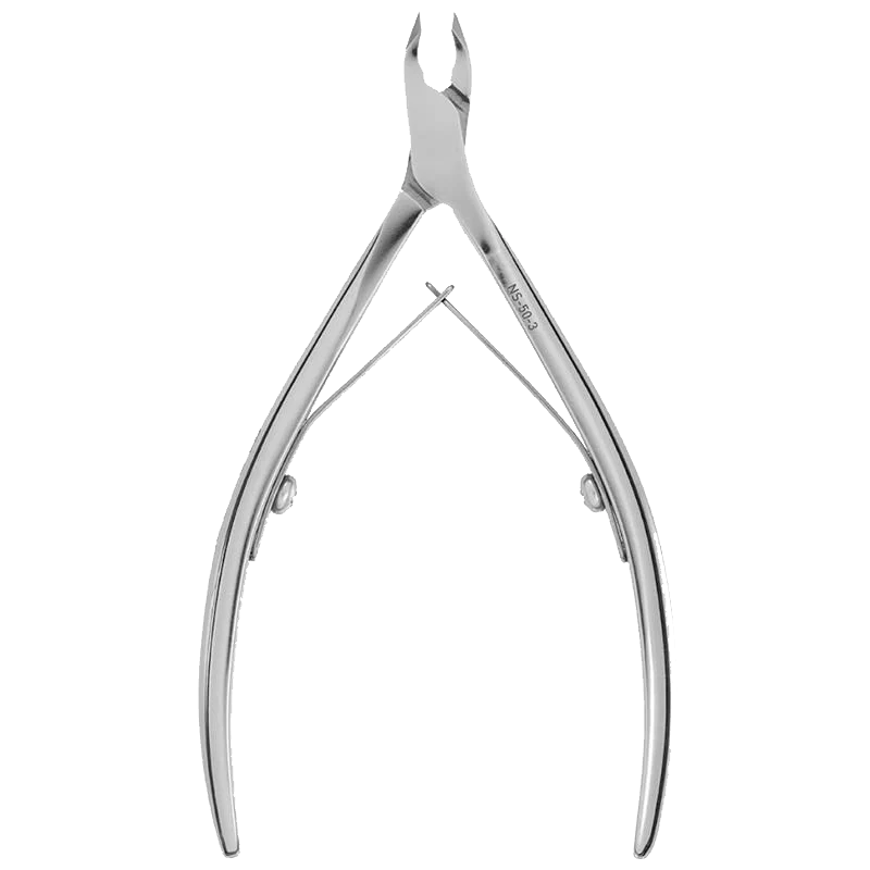 STALEKS PRO SMART 50 PROFESSIONAL SPRING CUTICLE NIPPERS 1/4 JAW 0.12 INCH 3 MM NS-50-3- STALEKS™