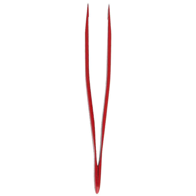 STALEKS PRO EXPERT 11 TYPE 3R EYEBROW TWEEZERS WIDE SLANT RED TE-11/3R - STALEKS™