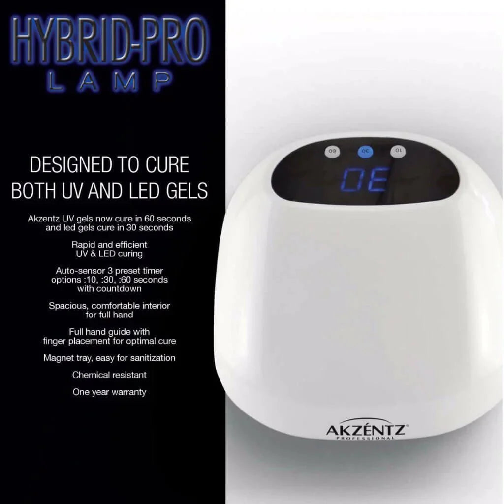 Akzentz - Hybrid Pro UV+LED Duo Nail Lamp