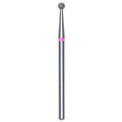 DIAMOND NAIL DRILL BIT, "BALL", RED, HEAD DIAMETER 2.7MM (FA01R027) - STALEKS™