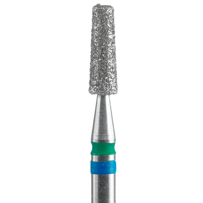 DIAMOND NAIL DRILL BIT, "DUO CONE", BLUE-GREEN, HEAD DIAMETER 2,5/8MM (FA70BG025/8) - STALEKS™