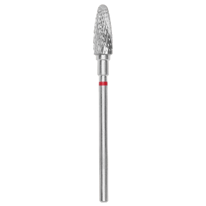 CARBIDE NAIL DRILL BIT, "CORN", RED, HEAD DIAMETER 5/13MM (FT90R050/13) (№81) - STALEKS™