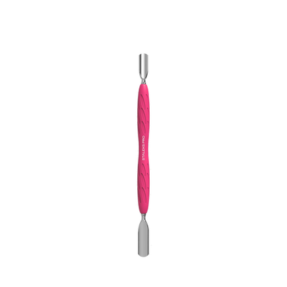 Manicure Pusher With Silicone Handle "Gummy" UNIQ 10 TYPE 1 (Wide Rounded Pusher + Narrow Rounded Pusher) PQ-10/1- STALEKS