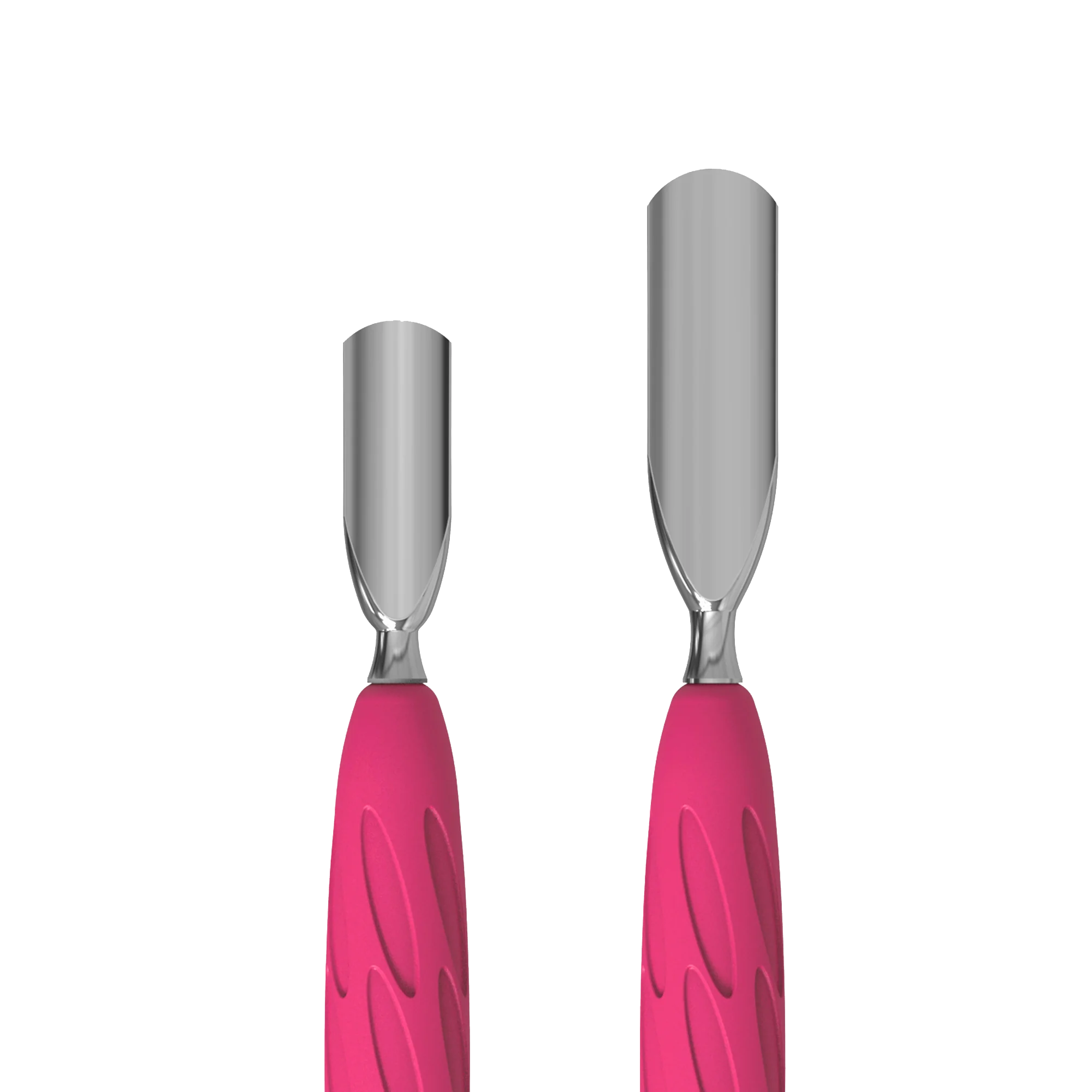 Manicure Pusher With Silicone Handle "Gummy" UNIQ 10 TYPE 1 (Wide Rounded Pusher + Narrow Rounded Pusher) PQ-10/1- STALEKS