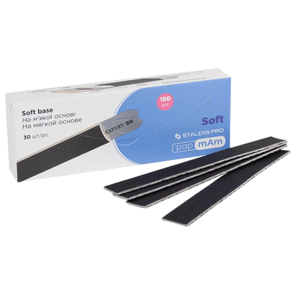 STALEKS PAPMAM DISPOSABLE FILE-CASES FOR A STRAIGHT NAIL FILES BASE, EXPERT 20 (30 PCS) DFCE-20- STALEKS™