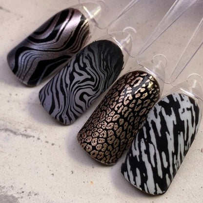 DARK STAMPING POLISH SILVER #03, 8ml