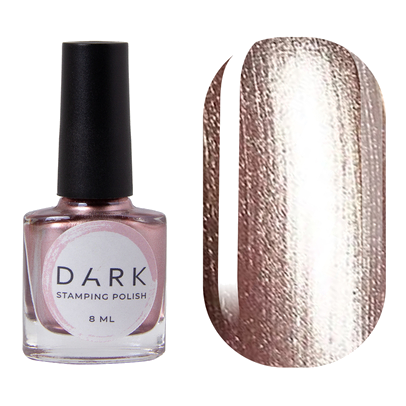 DARK Stamping Polish Rose Gold Metallic #20, 8ml