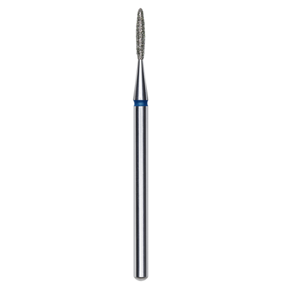 DIAMOND NAIL DRILL BIT, "FLAME", BLUE, HEAD DIAMETER 1.4/8MM (FA10B014/8) - STALEKS™