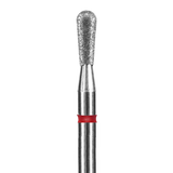 DIAMOND NAIL DRILL BIT, "MATCH", RED, HEAD DIAMETER 2.3 MM / WORKING PART 5 MM (FA120R023/5) - STALEKS™