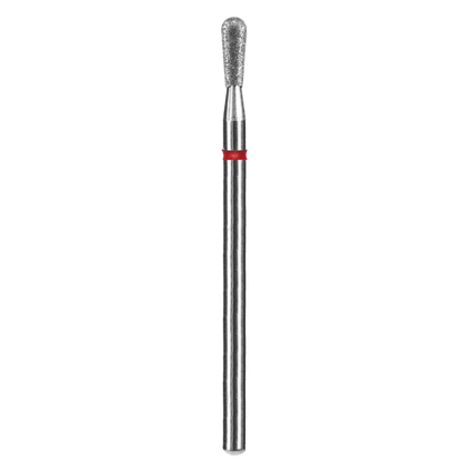 DIAMOND NAIL DRILL BIT, "MATCH", RED, HEAD DIAMETER 2.3 MM / WORKING PART 5 MM (FA120R023/5) - STALEKS™