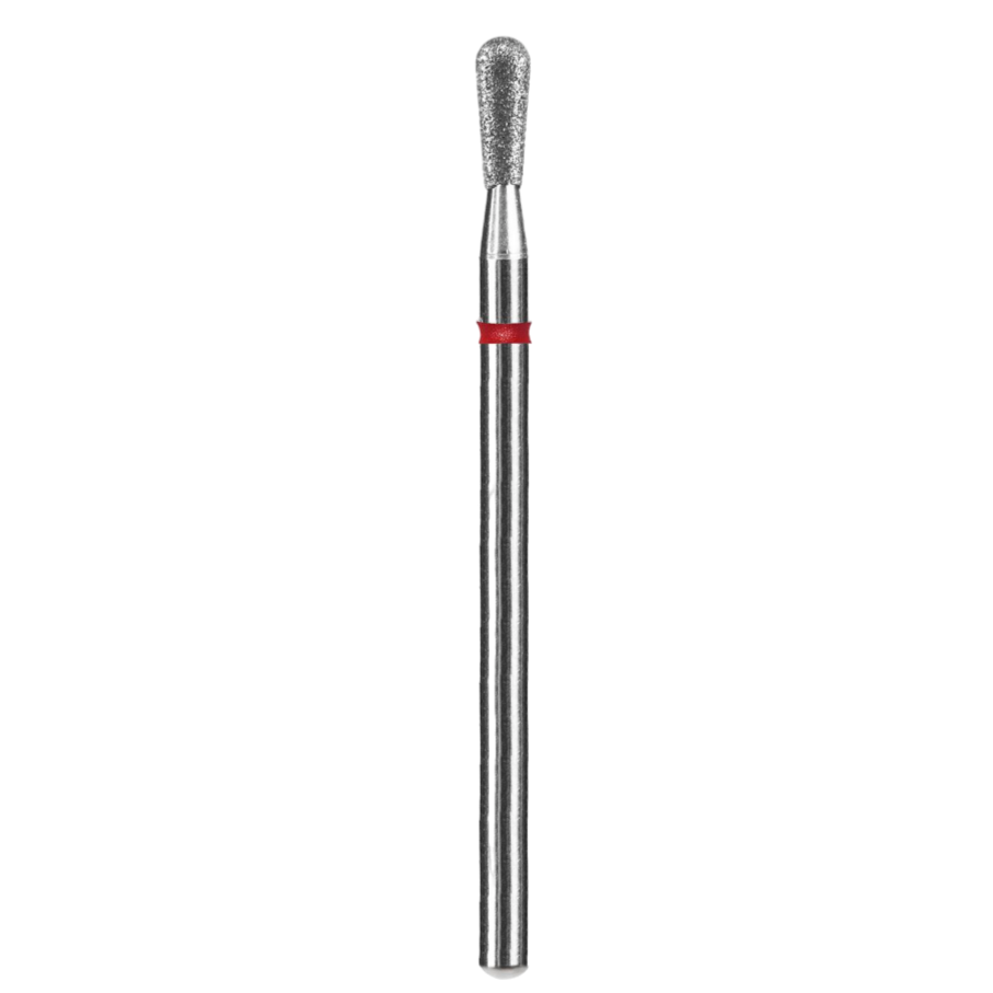 DIAMOND NAIL DRILL BIT, "MATCH", RED, HEAD DIAMETER 2.3 MM / WORKING PART 5 MM (FA120R023/5) - STALEKS™