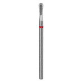 DIAMOND NAIL DRILL BIT, "MATCH", RED, HEAD DIAMETER 2.3 MM / WORKING PART 5 MM (FA120R023/5) - STALEKS™