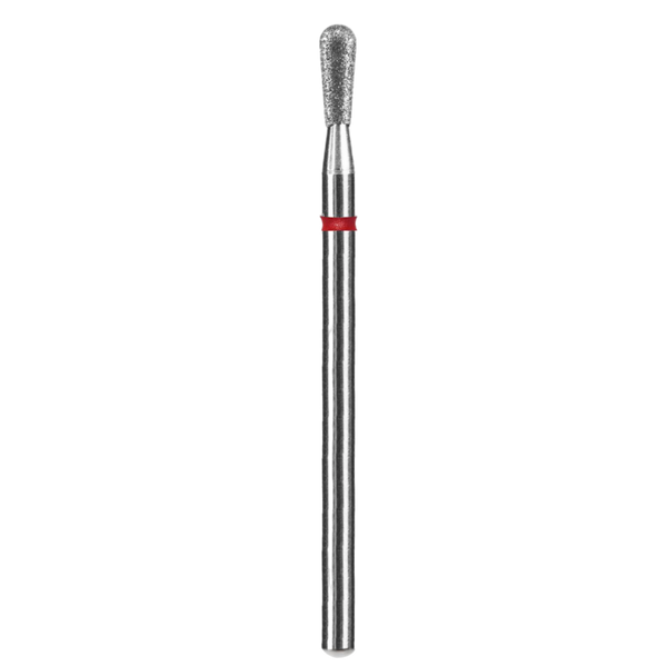 DIAMOND NAIL DRILL BIT, "MATCH", RED, HEAD DIAMETER 2.3 MM / WORKING PART 5 MM (FA120R023/5) - STALEKS™