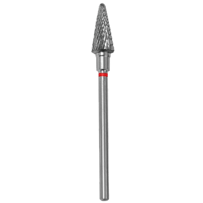 CARBIDE NAIL DRILL BIT, "CONE", RED, HEAD DIAMETER 6/14MM (FT71R060/14) (№82)- STALEKS™