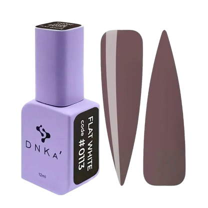 GEL POLISH COLOR #0113 FLAT WHITE 12ml - DNKa™