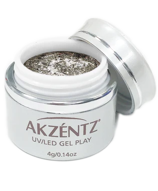 GEL PLAY - GLITZ PEWTER QUARTZ -AKZENTZ